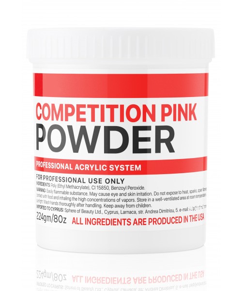 Basic acryl powder Competition pink 224 g,K Professional Basic acryl powder Competition pink 224 g,K Professional