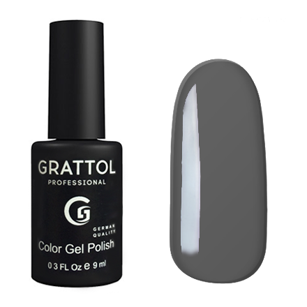 Grattol UV/LED гель-лак 018 Grey 9мл Grattol UV/LED гель-лак 018 Grey 9мл