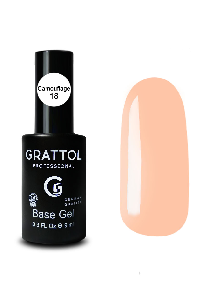 Grattol Rubber Base Camouflage 18 9 ml Grattol Rubber Base Camouflage 18 9 ml