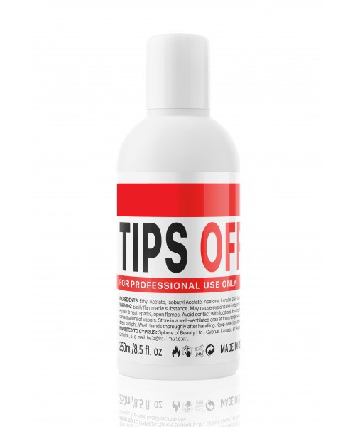 Tips Off Gel Lack/Acryl Ablöser 250ml,K Professional