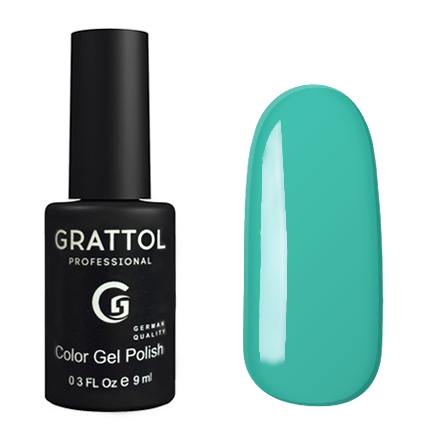 Grattol UV/LED гель-лак 061 Light Turquoise 9мл Grattol UV/LED гель-лак 061 Light Turquoise 9мл