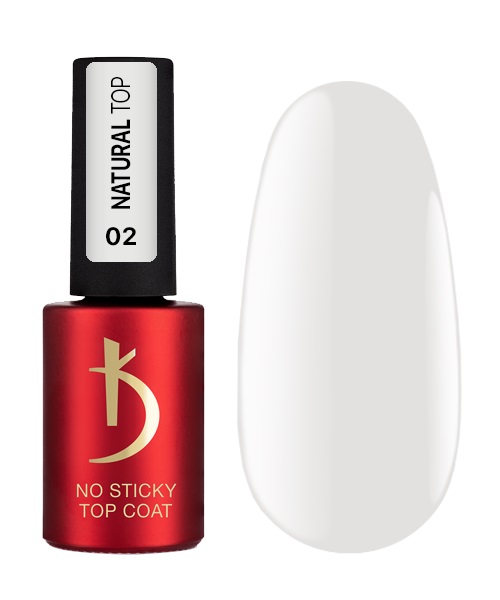 Natural Top 02,No Sticky Top coat 7 ml K Professional Natural Top 02,No Sticky Top coat 7 ml K Professional