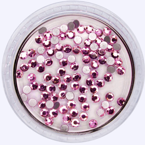 Crystal Strasssteine, Rose SS3,100St Crystal Strasssteine, Rose SS3,100St