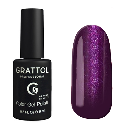 Grattol UV/LED гель-лак 092 Shining Plum 9мл