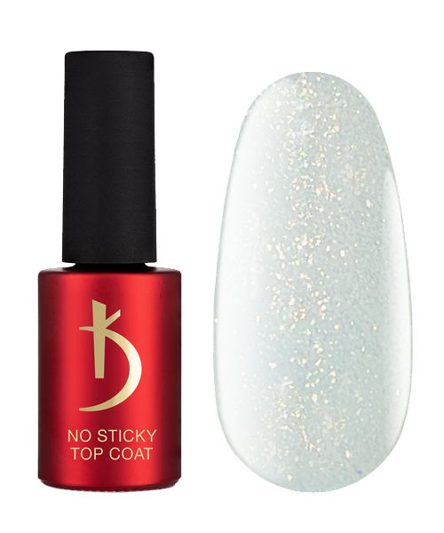 No Sticky Top Coat Sparkle Gold 7 ml K Professional No Sticky Top Coat Sparkle Gold 7 ml K Professional