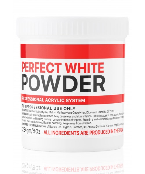 Basic acryl powder weiß 224 g, K Professional Basic acryl powder weiß 224 g, K Professional