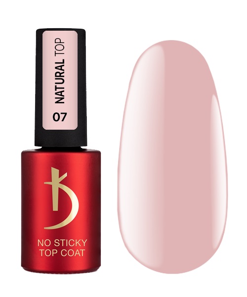 Natural Top 07,No Sticky Top coat 7 ml K Professional