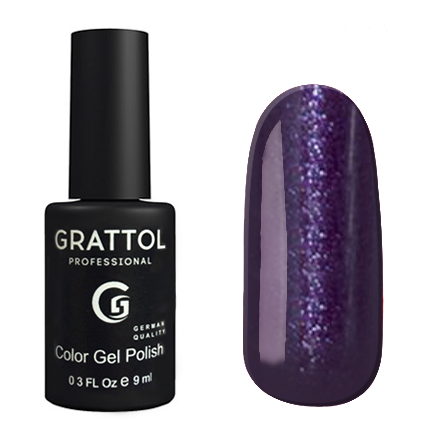 Grattol UV/LED гель-лак 091 Shining Purple 9мл