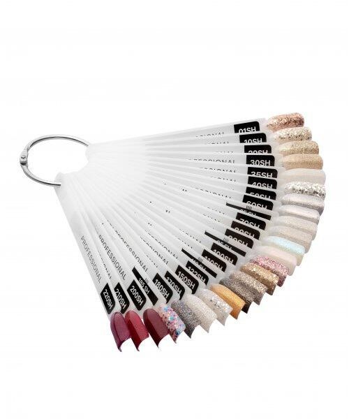 Palette Gel Lack UV Polish SHINE (SH) 24 Tips Palette Gel Lack UV Polish SHINE (SH) 24 Tips