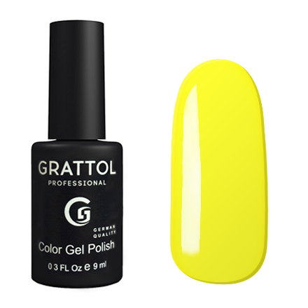 Grattol UV/LED гель-лак 034 Yellow 9мл