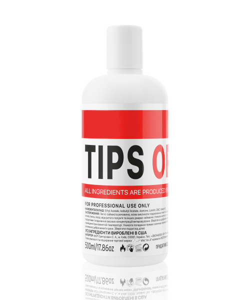 Tips Off Gel Lack/Acryl Ablöser 500ml,K Professional
