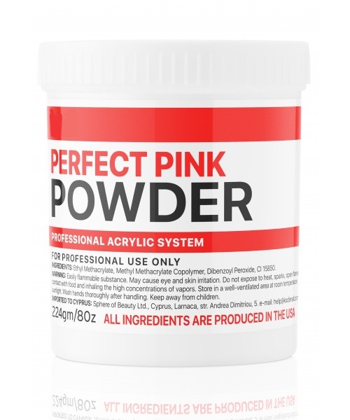 Basic acryl powder pink 224 g, K Professional Basic acryl powder pink 224 g, K Professional