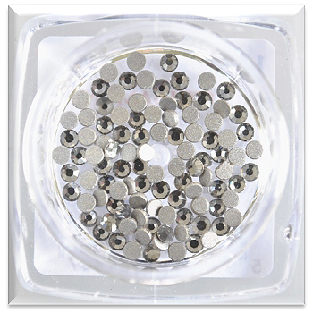 Crystal Strasssteine, Black Diamond SS3,100St Crystal Strasssteine, Black Diamond SS3,100St