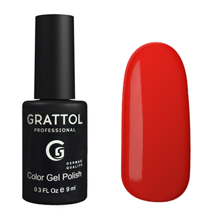 Grattol UV/LED гель-лак 027 Flame 9мл Grattol UV/LED гель-лак 027 Flame 9мл