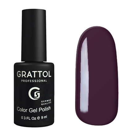 Grattol UV/LED гель-лак 054 Dark Purple 9мл Grattol UV/LED гель-лак 054 Dark Purple 9мл